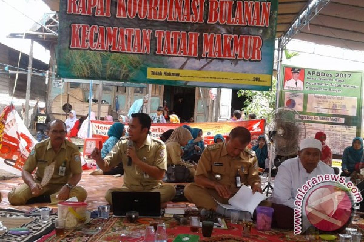 Tatah Makmur Sosialisasikan Perda Pemerintahan Desa