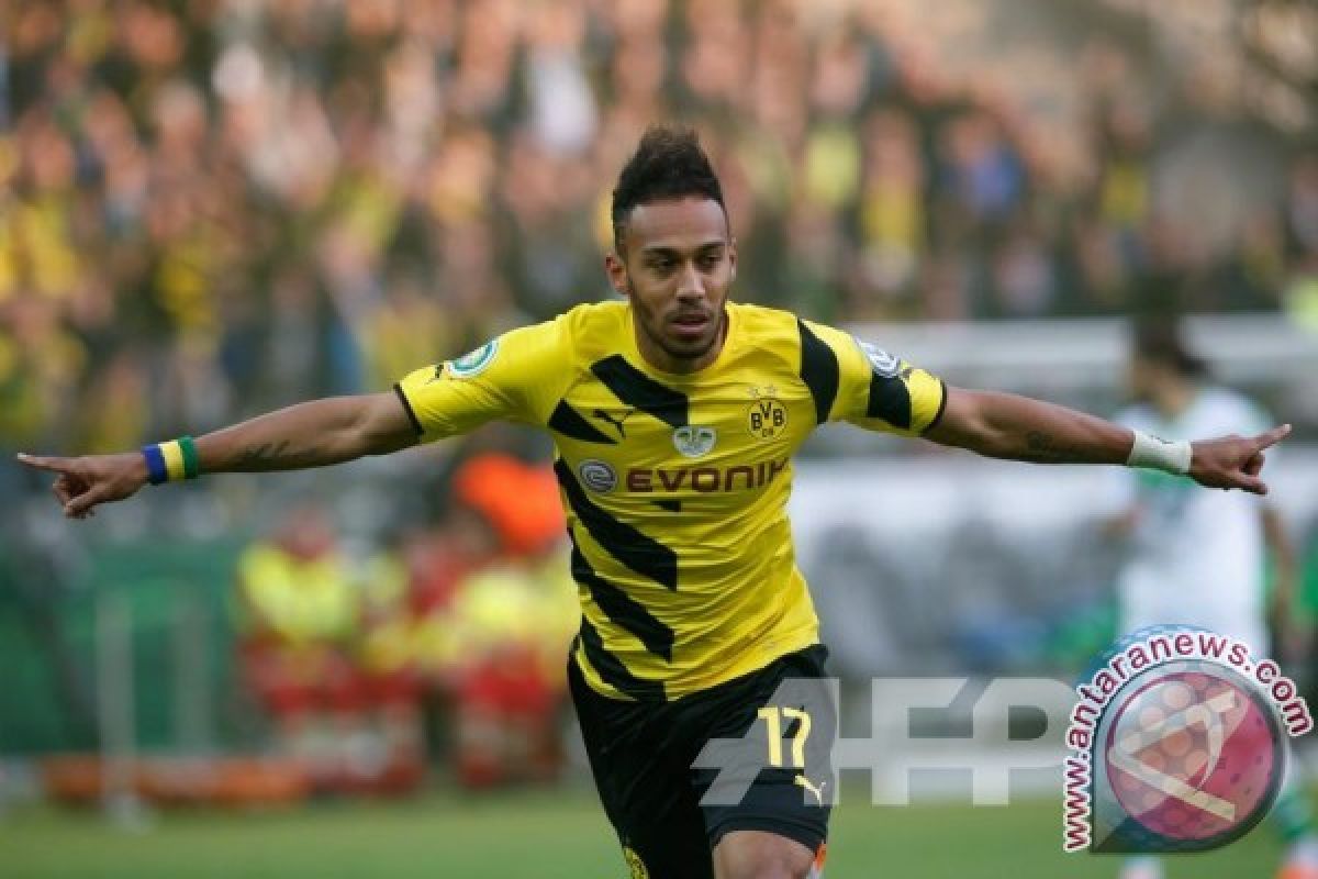 Pierre-Emerick Aubameyang Pencetak Gol Terbanyak Bundesliga 2017