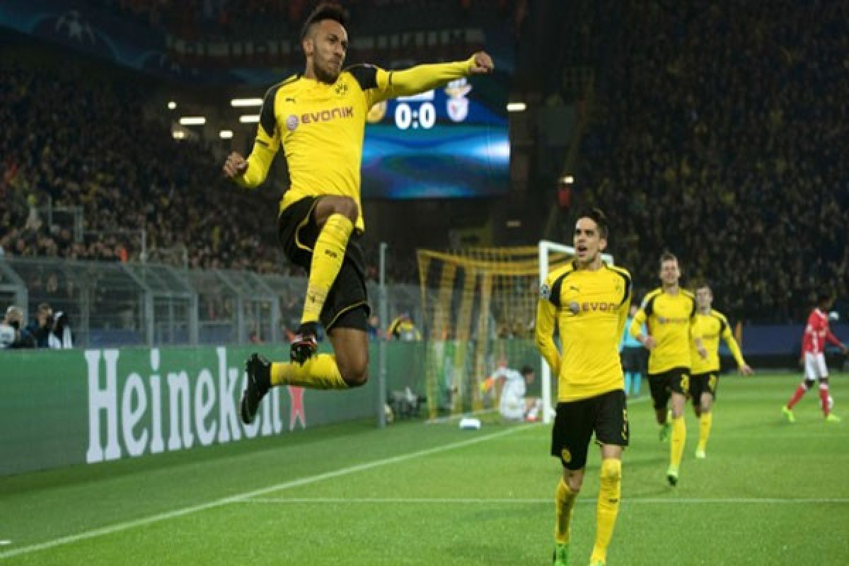 Penalti Aubameyang Antarkan Dortmund ke Liga Champions