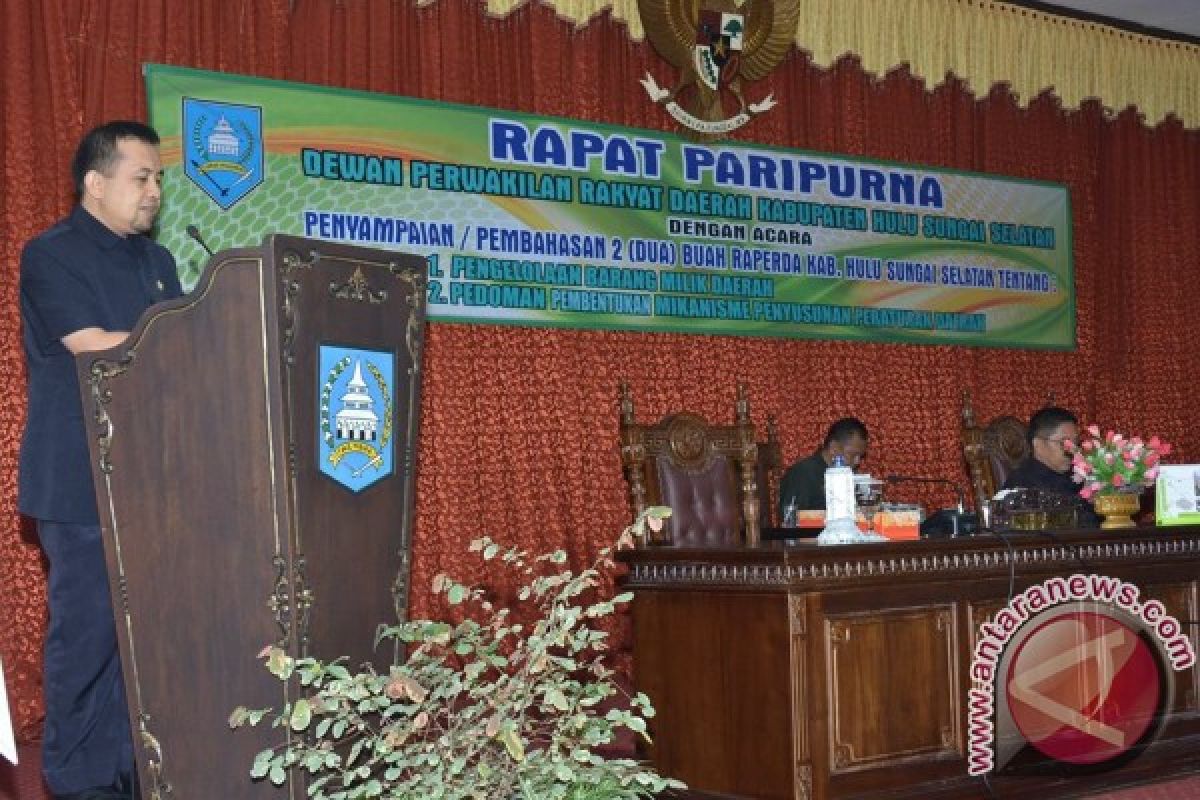 Pemkab HSS Sampaikan Jawaban Ke Legislatif