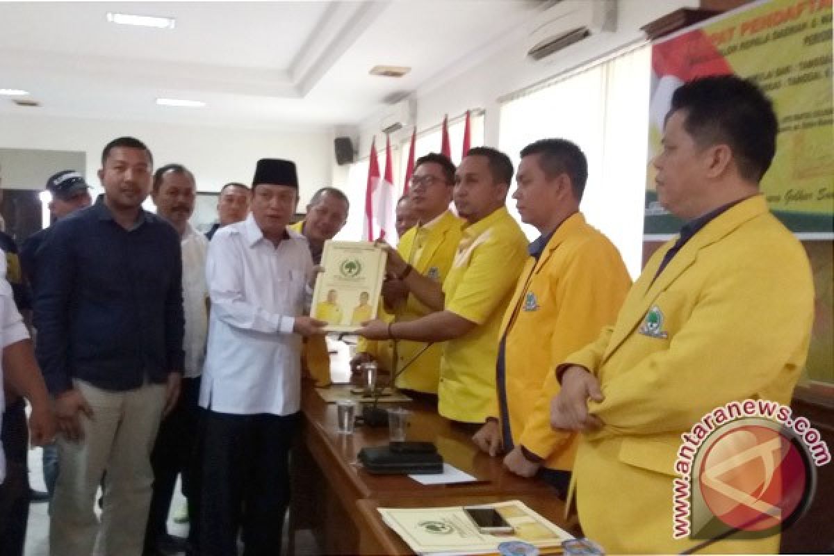 Sarimuda daftar calon wali kota melalui Golkar