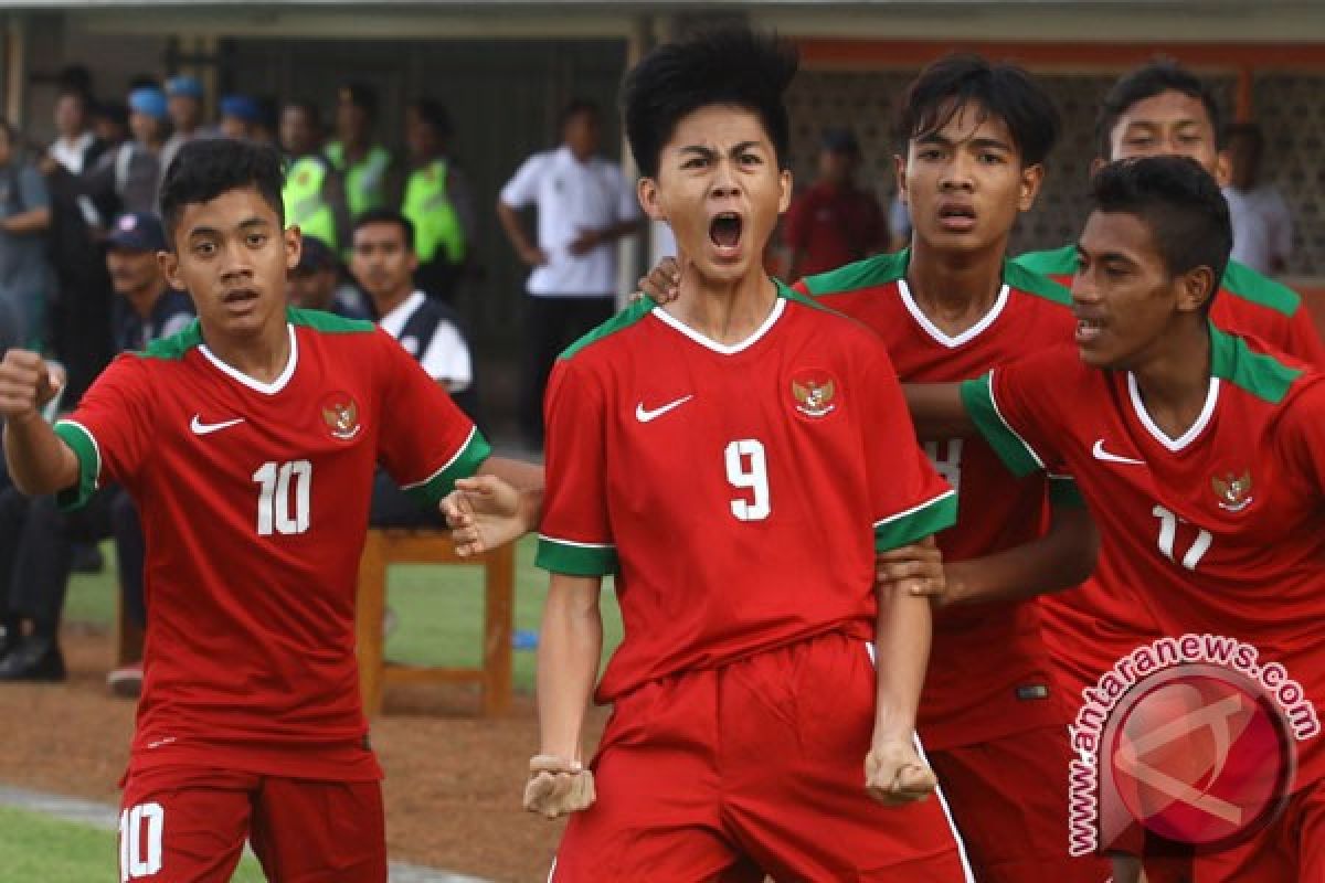 Timnas U-16 taklukkan Myanmar 4-1