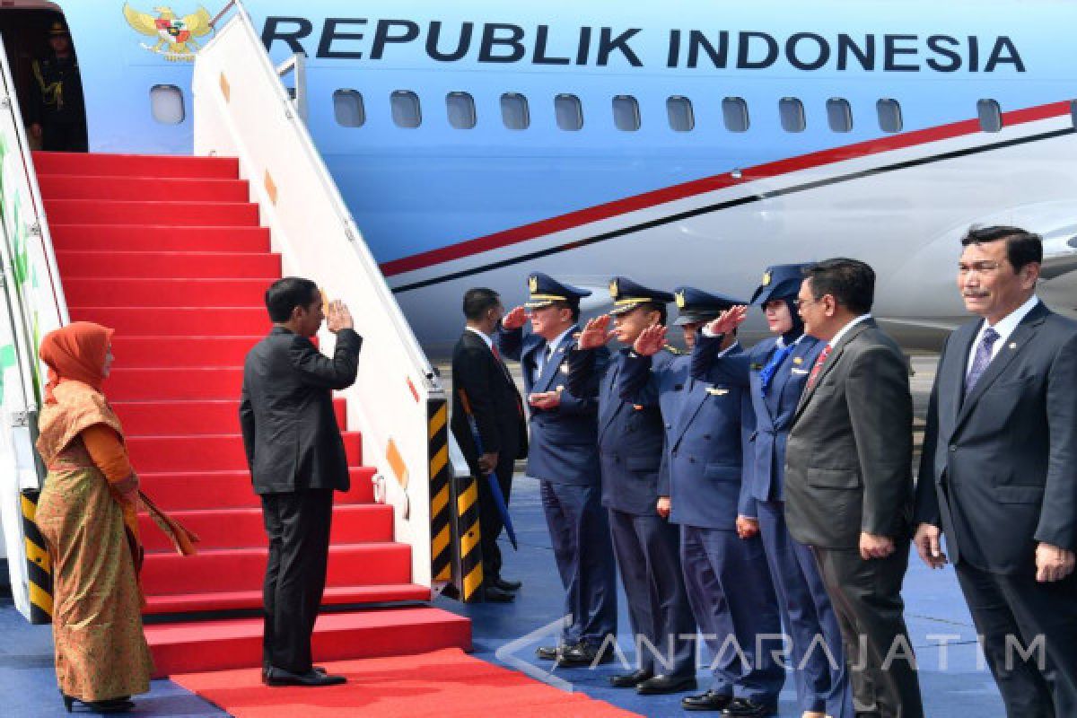 Presiden Tiba di Jakarta Rampungkan Kunjungan Arab