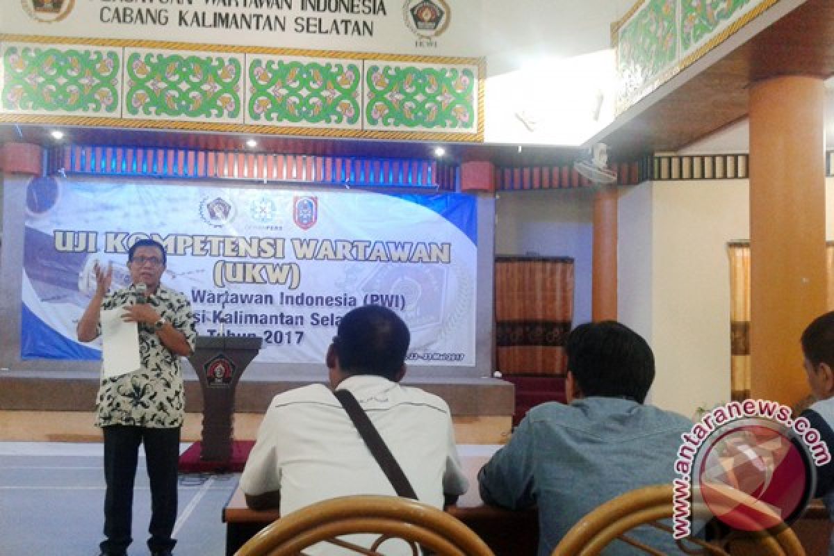 PWI Kalsel Gelar Uji Kompetensi Wartawan