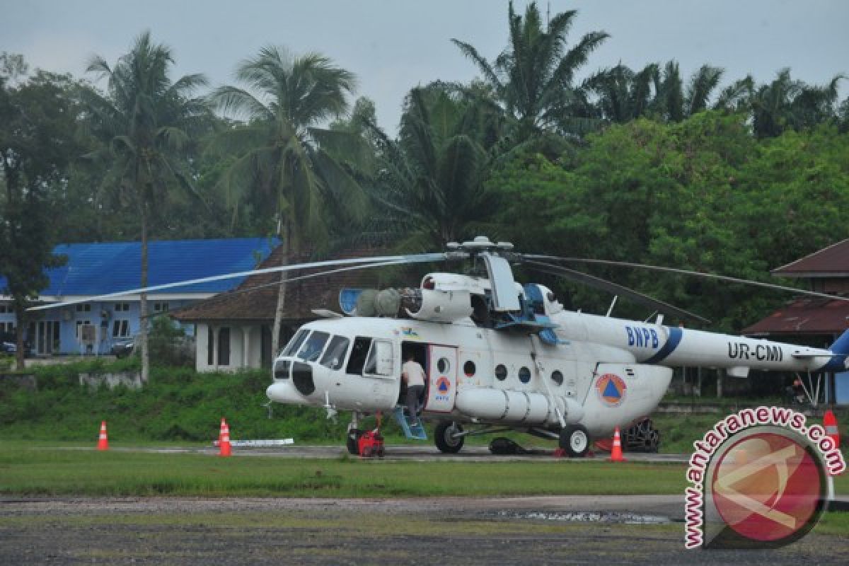 Tiga helikopter siaga di Palembang antisipasi karhutla 