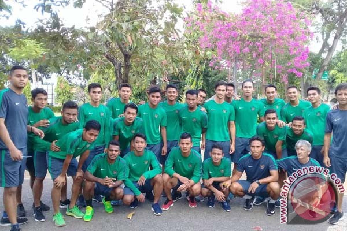 Timnas U-22 Berlatih Jelang Uji Coba (Video)