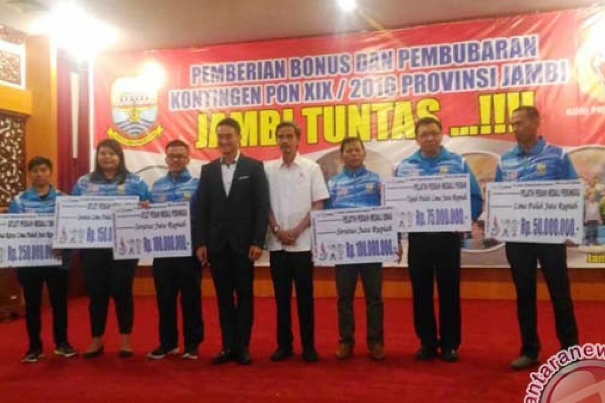 Rizky terima bonus PON Rp375 juta 