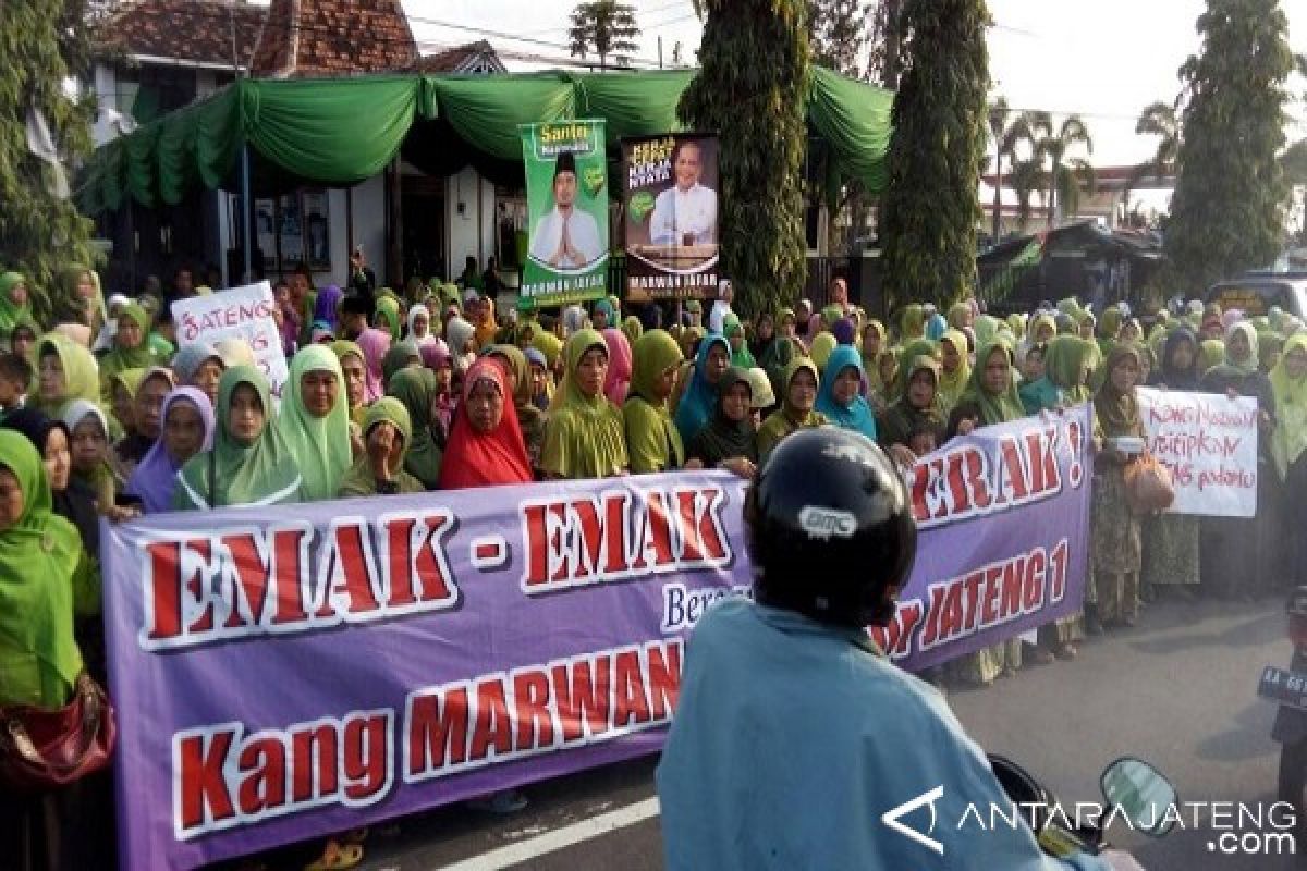 Kaum Perempuan Deklarasikan Marwan Jafar Cagub Jateng