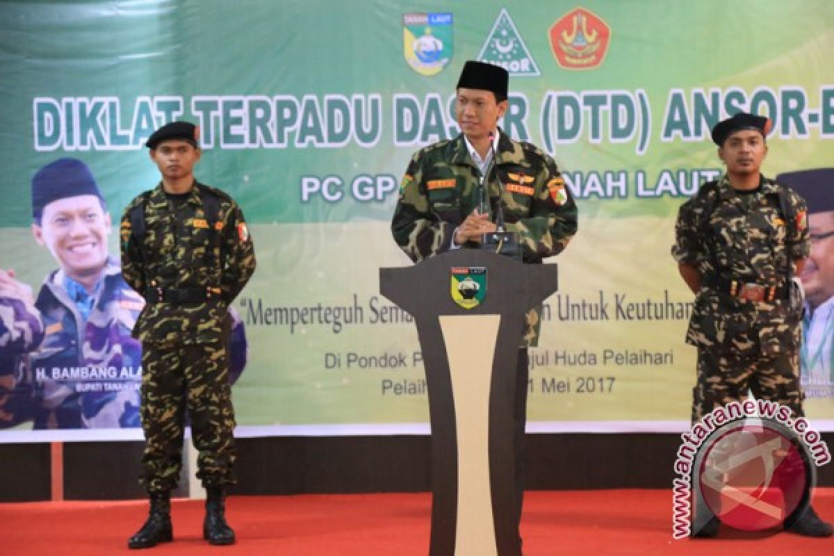 Bupati Hadiri Pembukaan Diklat Terpadu Anshor-Banser