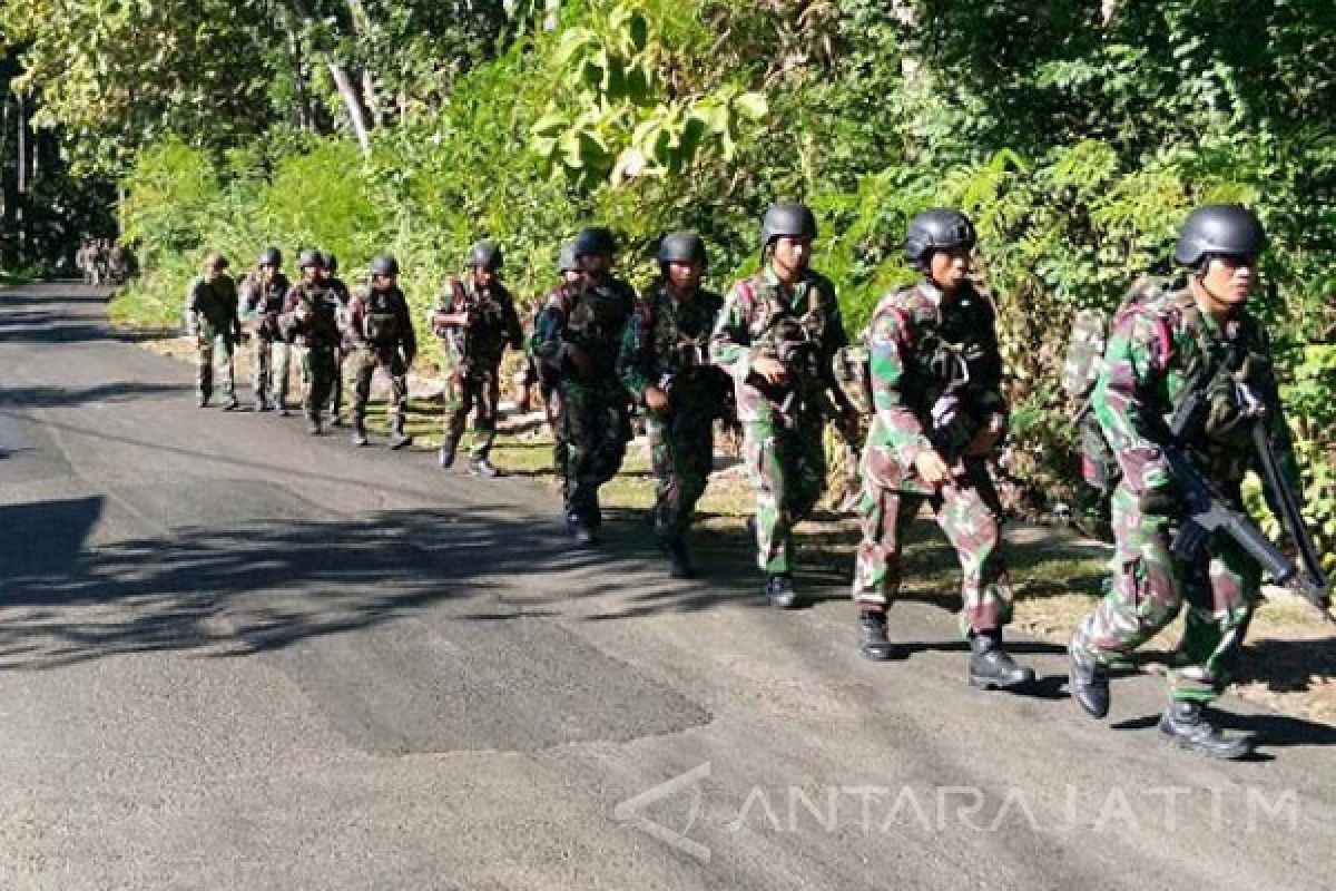 Taifib Marinir Lakukan Lintas Medan