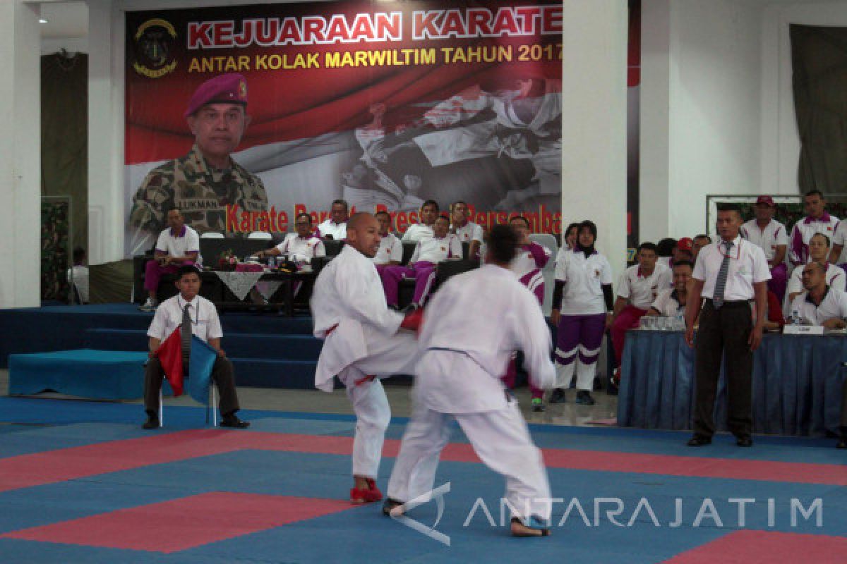 Pasmar-1 Selenggarakan Kejuaraan Karate Komando Pelaksana Marwiltim