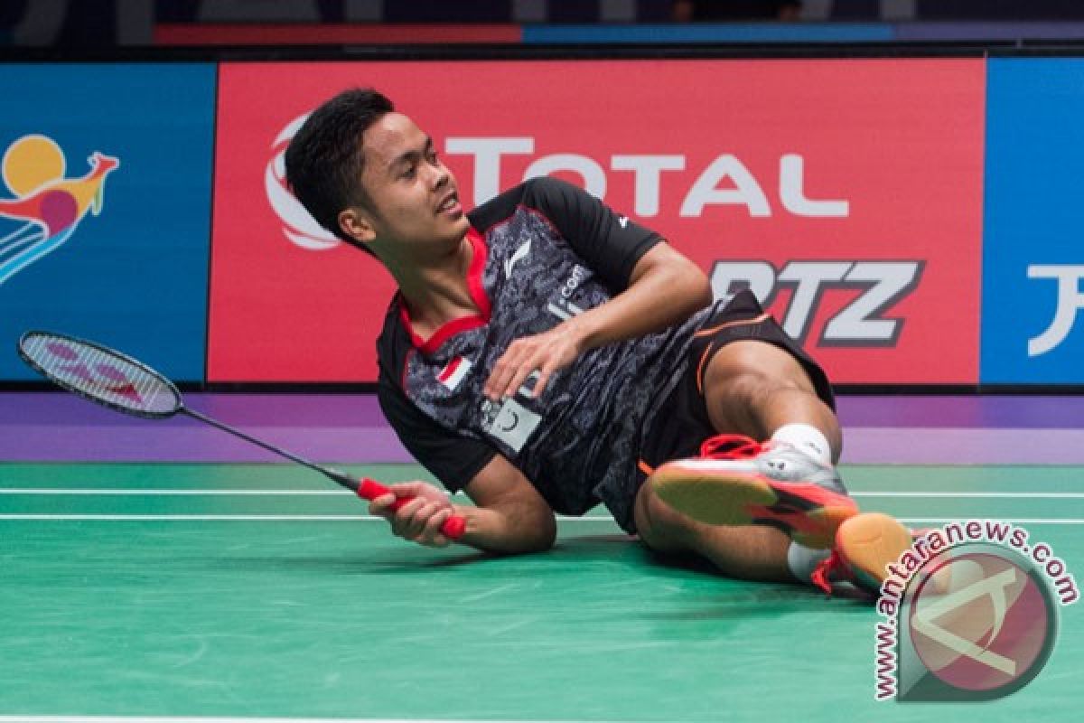 Ginting dikandaskan peringkat dua dunia di Denmark