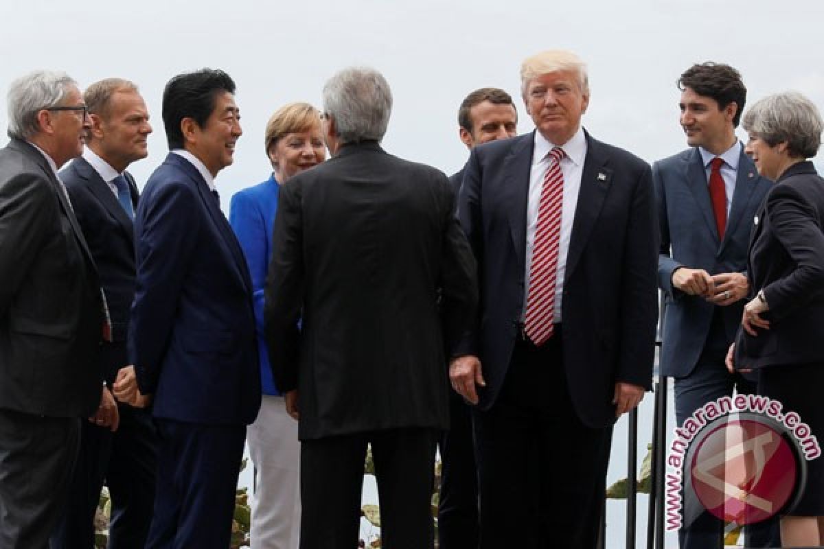 Gedung Putih: Trump, Macron sepakat bekerja sama terkait Korut