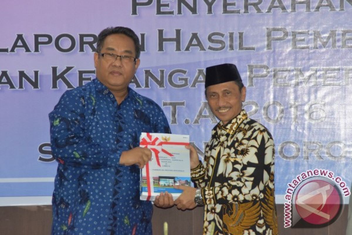 Pemkab Gorontalo kembali terima opini WTP dari BPK