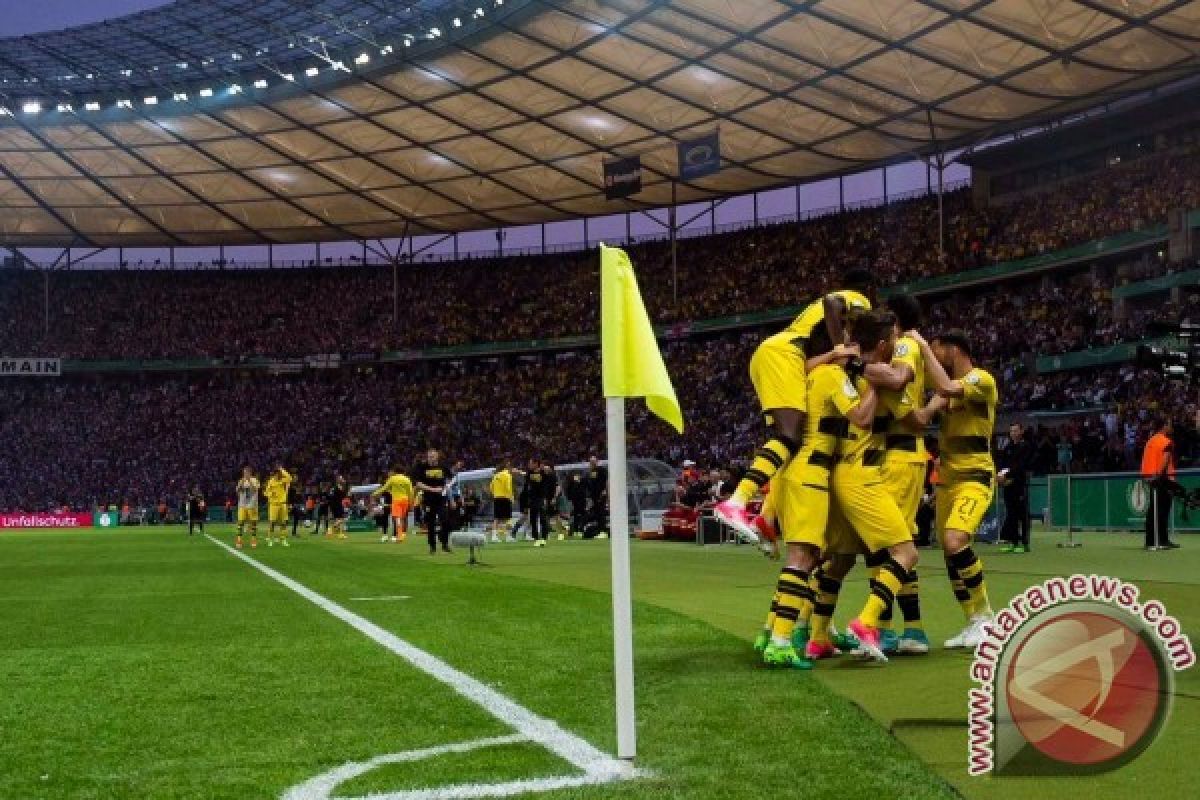 Dortmund Juara Piala Jerman Usai Tundukkan Frankfurt 2-1