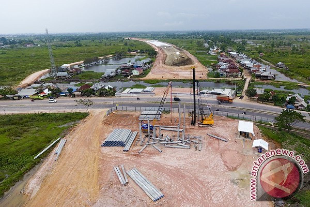 Pembangunan tol Palembang-TAA molor dari target