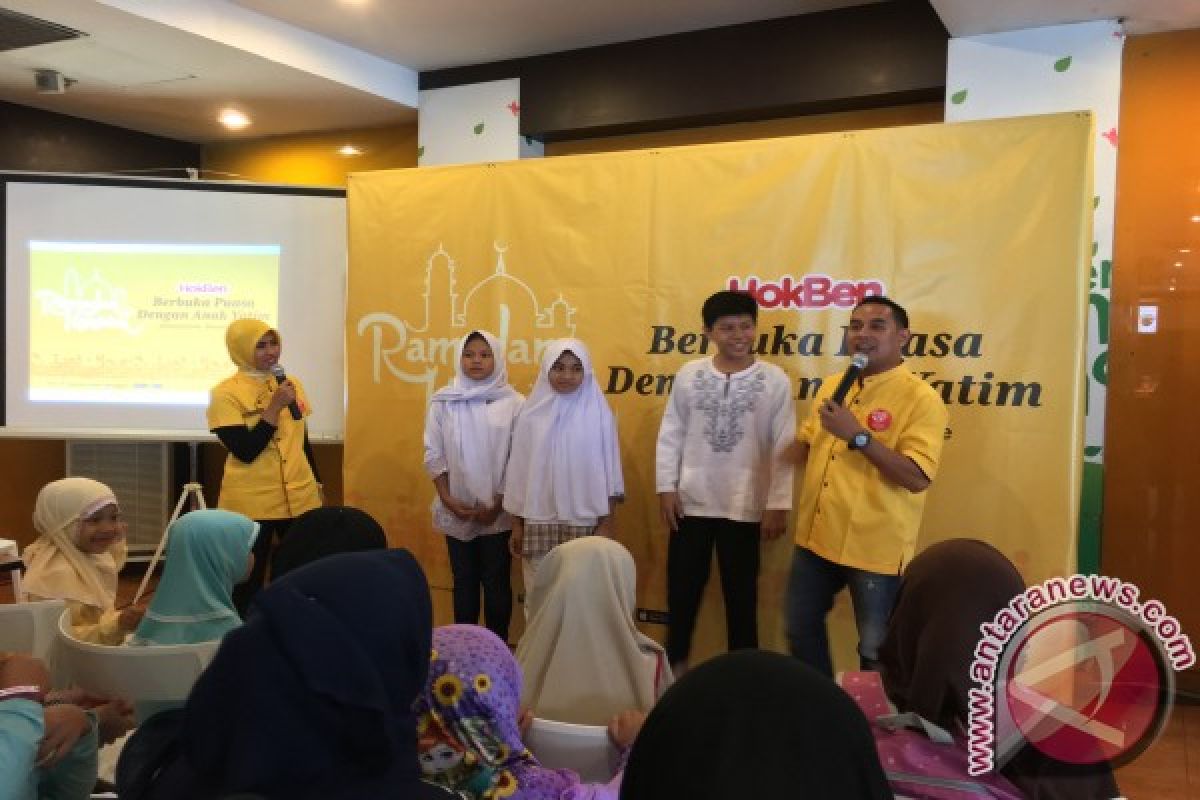 HokBen ajak 3.200 anak yatim buka puasa bersama