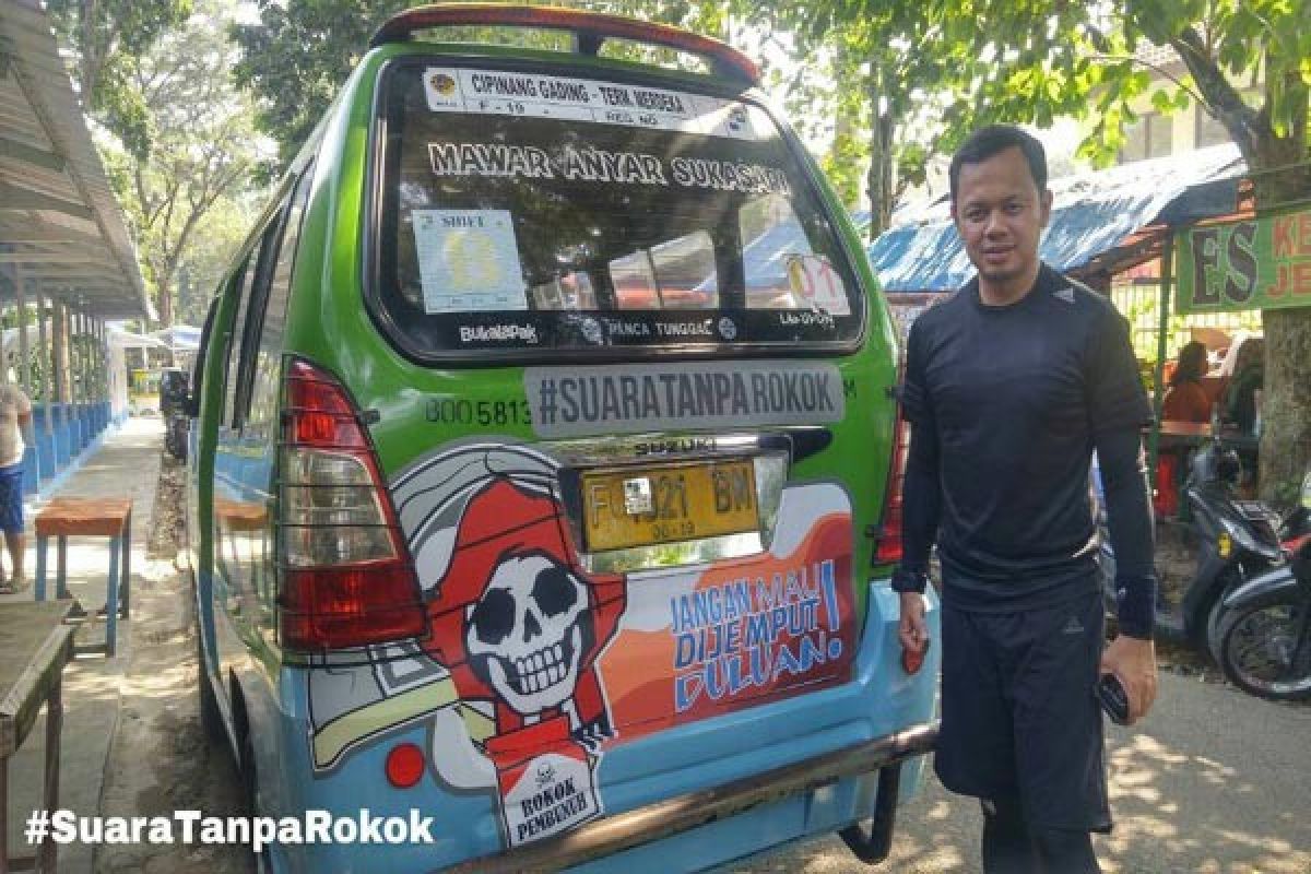 Peluncuran Angkot Sehat Tanpa Rokok Kota Bogor