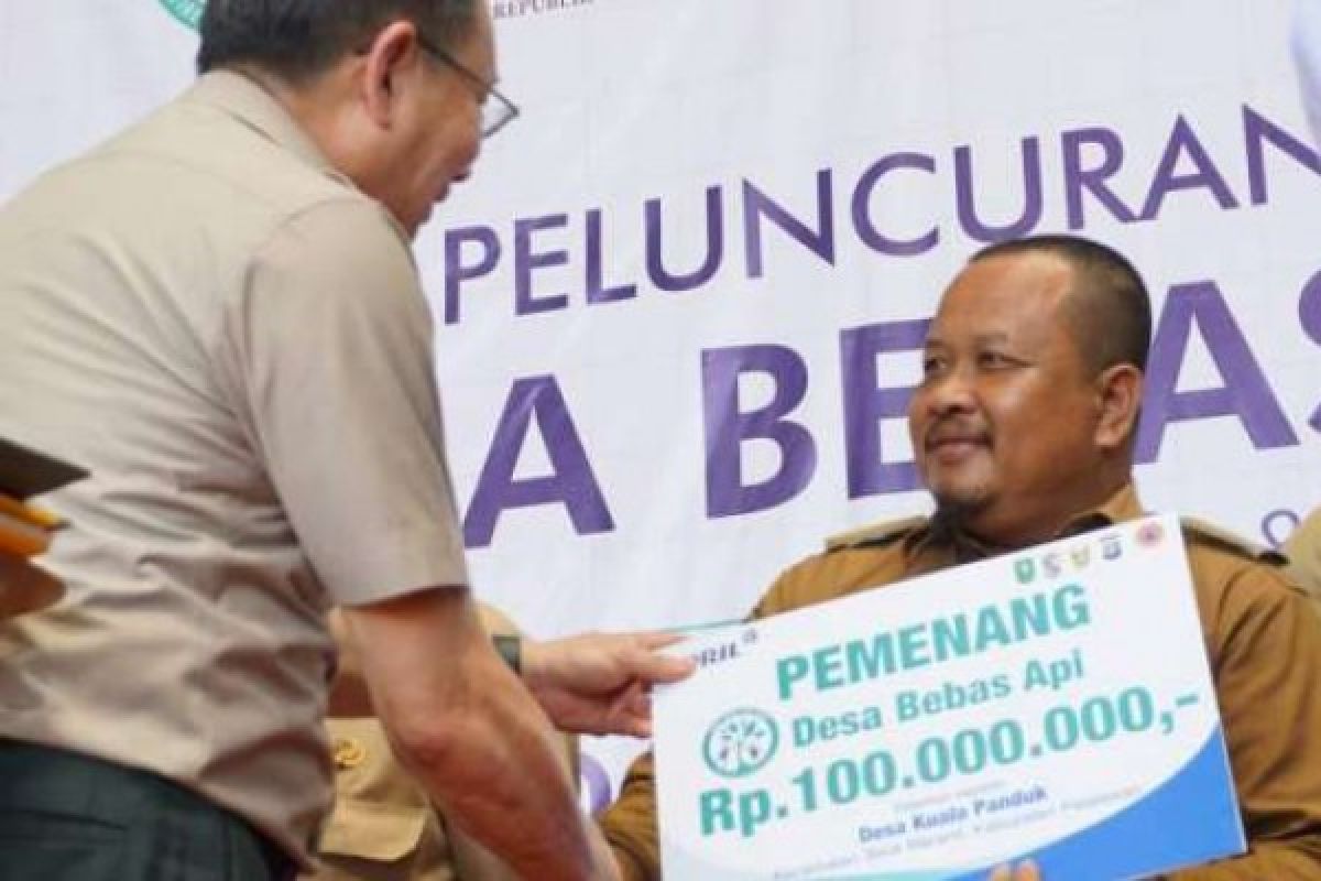Bebas Api, Delapan Desa Riau Terima Rp100 Juta Dari RAPP