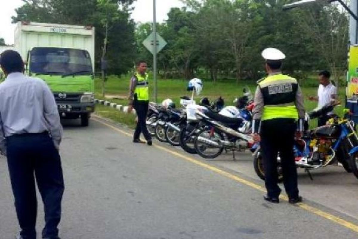 Polisi Tindak 1.703 Pelanggaran Lalu Lintas Di Bengkalis