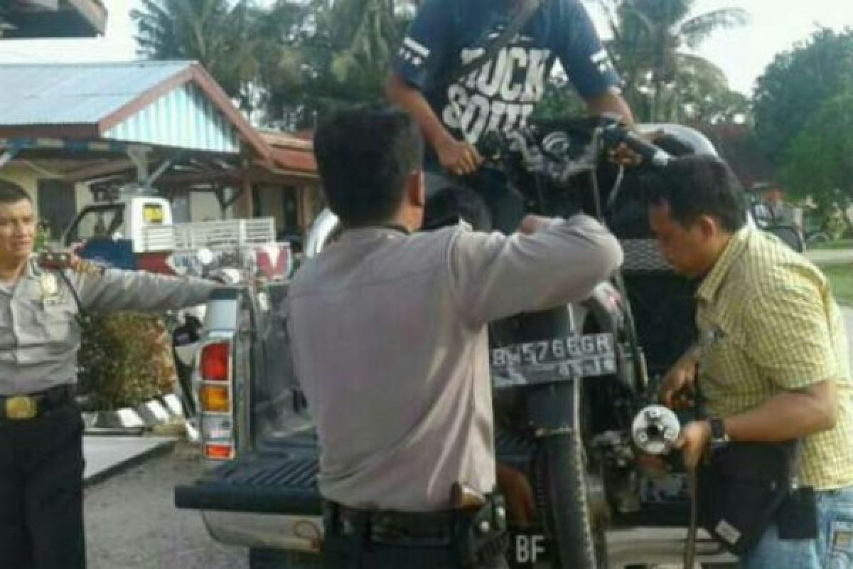 Remaja 17 Tahun Pencuri Motor Diringkus Polsek Rengat Barat Inhu