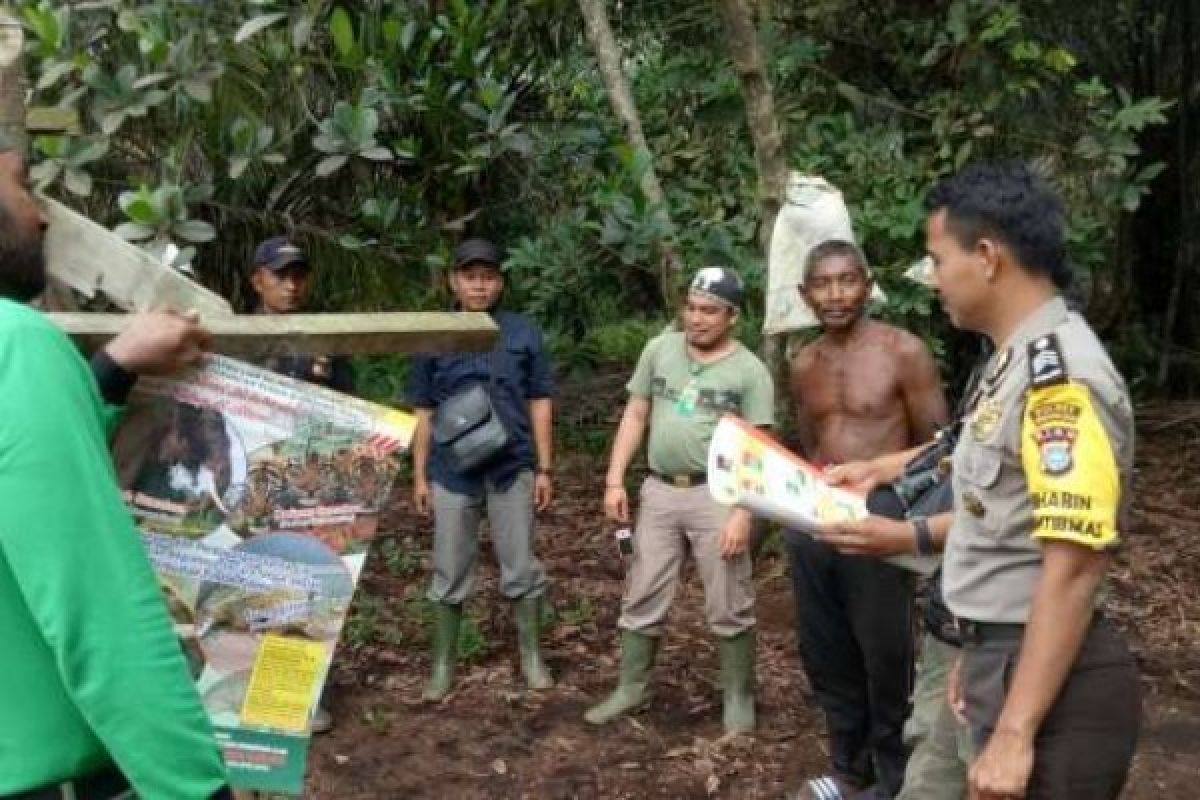  BBKSDA dan WWF Survey Lokasi Pemukiman Didatangi Harimau di Inhil