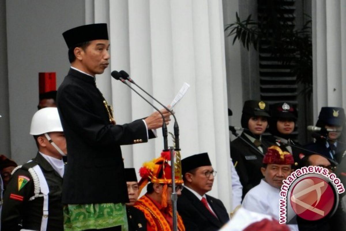 Presiden Jokowi ajak komponen bangsa jaga Pancasila