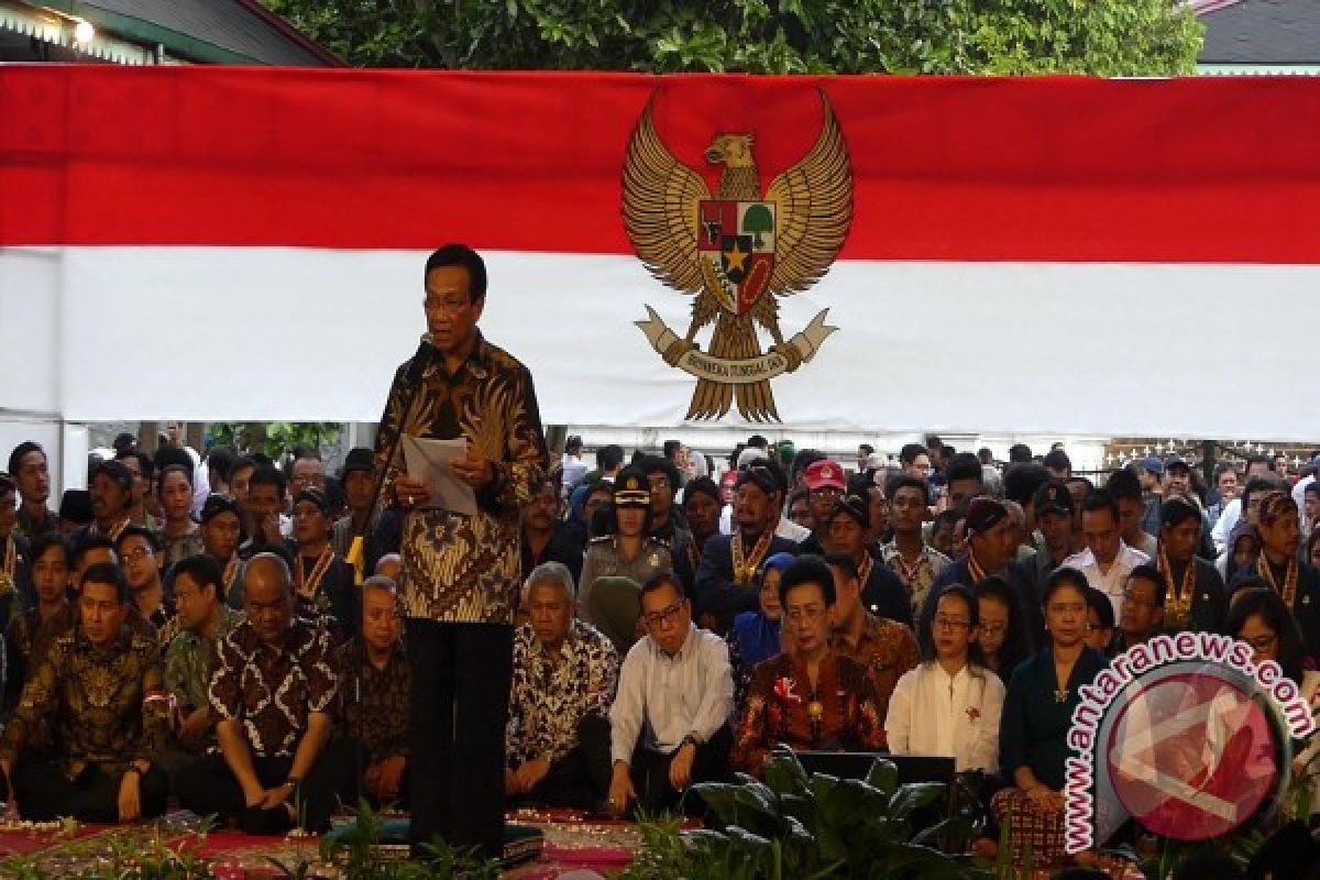 Ribuan warga Yogyakarta peringati Hari Lahir Pancasila