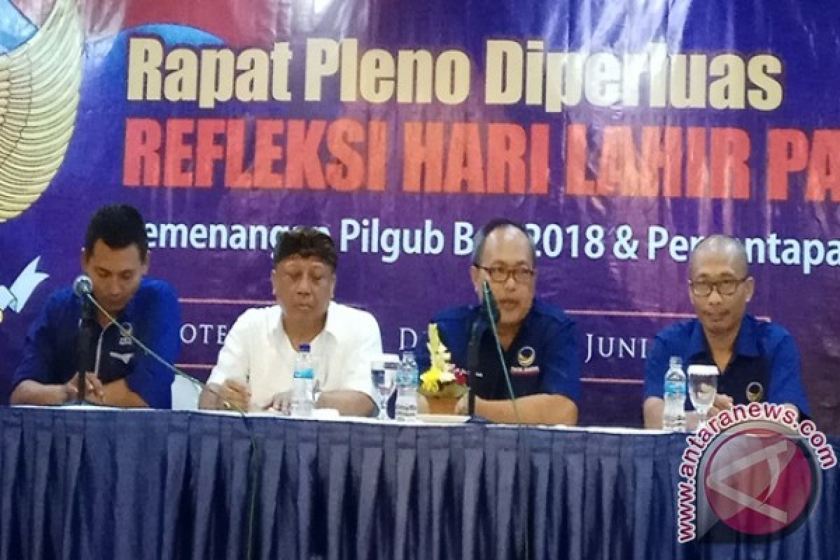 Partai NasDem Jagokan Cagub Bali Rai Mantra