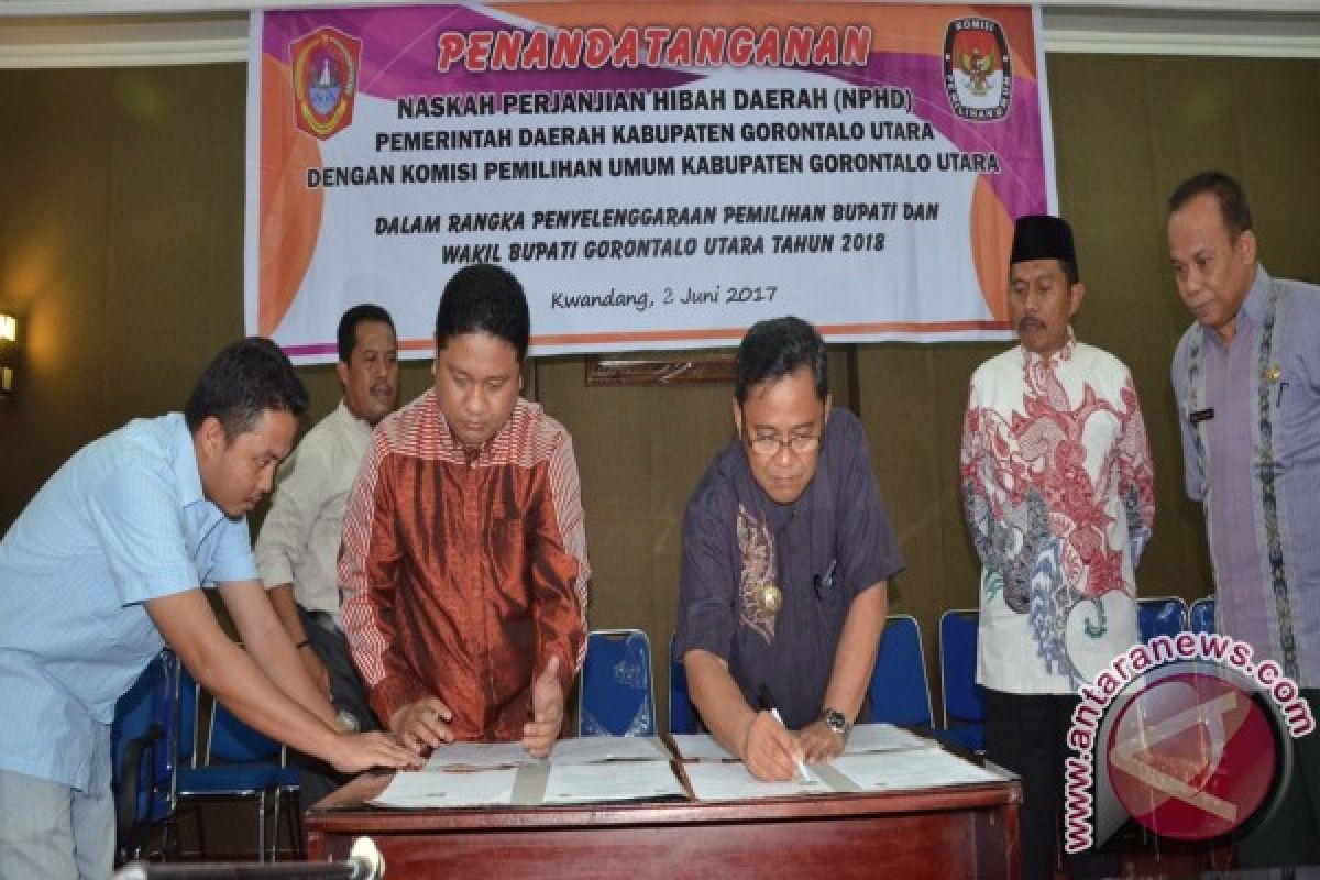 Hibah Anggaran Pilkada Gorontalo Utara Rp23,7 Miliar