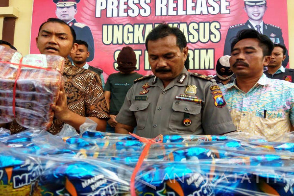 Polresta Sidoarjo Tangkap Penjual Makanan Ringan Tak Layak Konsumsi