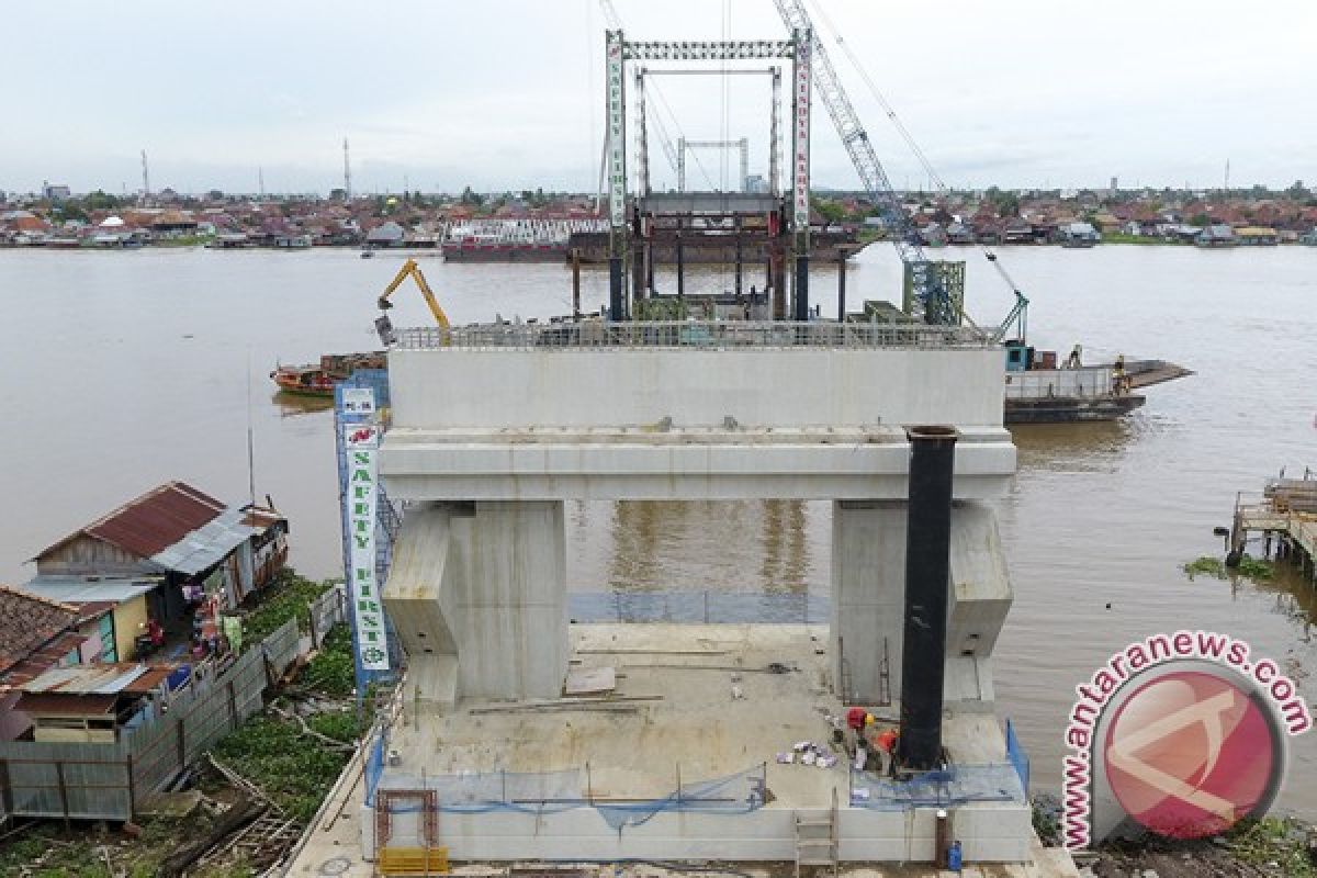 Pembangunan jembatan musi VI terus dimaksimalkan