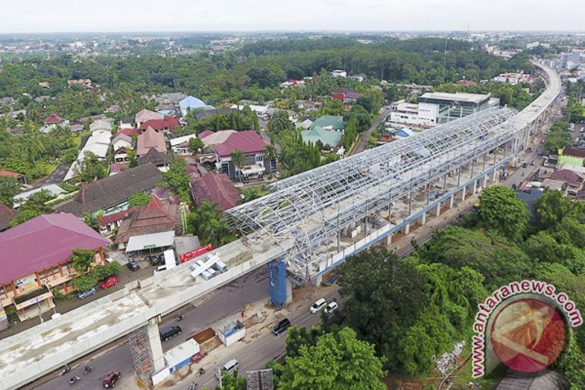 Kadis: Pemasangan rel LRT malam hari