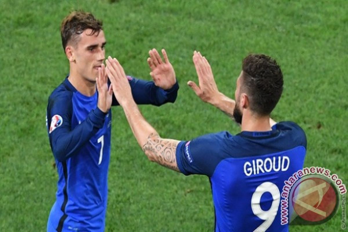 Prancis menang 3-2 atas Inggris
