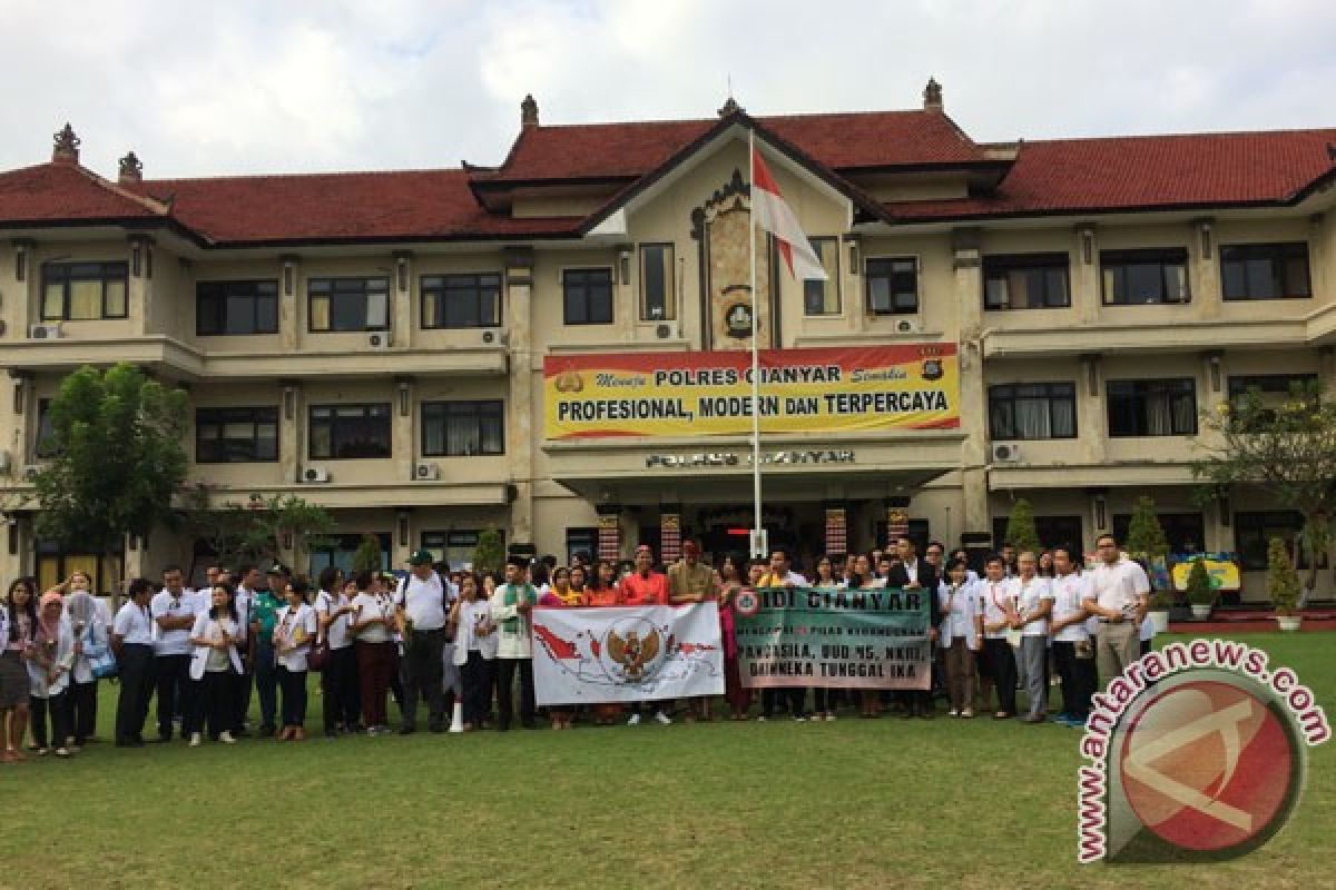 IDI Gianyar Gelar Aksi Damai Dukung Pancasila (Video)