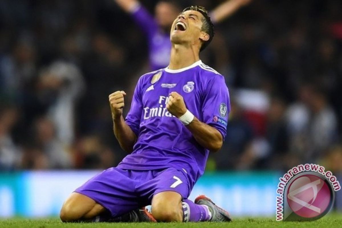 Cristiano Ronaldo Catat Sejarah Cetak Gol di Tiga Final Liga Champions