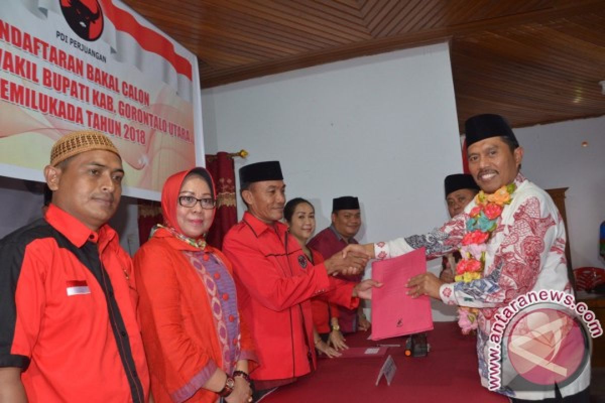 Wabup Petahana Gorontalo Utara Harap Diusung PDIP