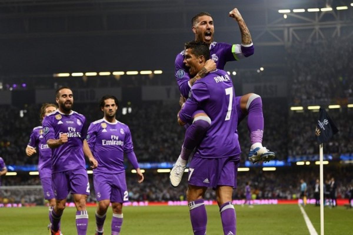  Real Madrid cetak sejarah 500 gol di Liga Champions