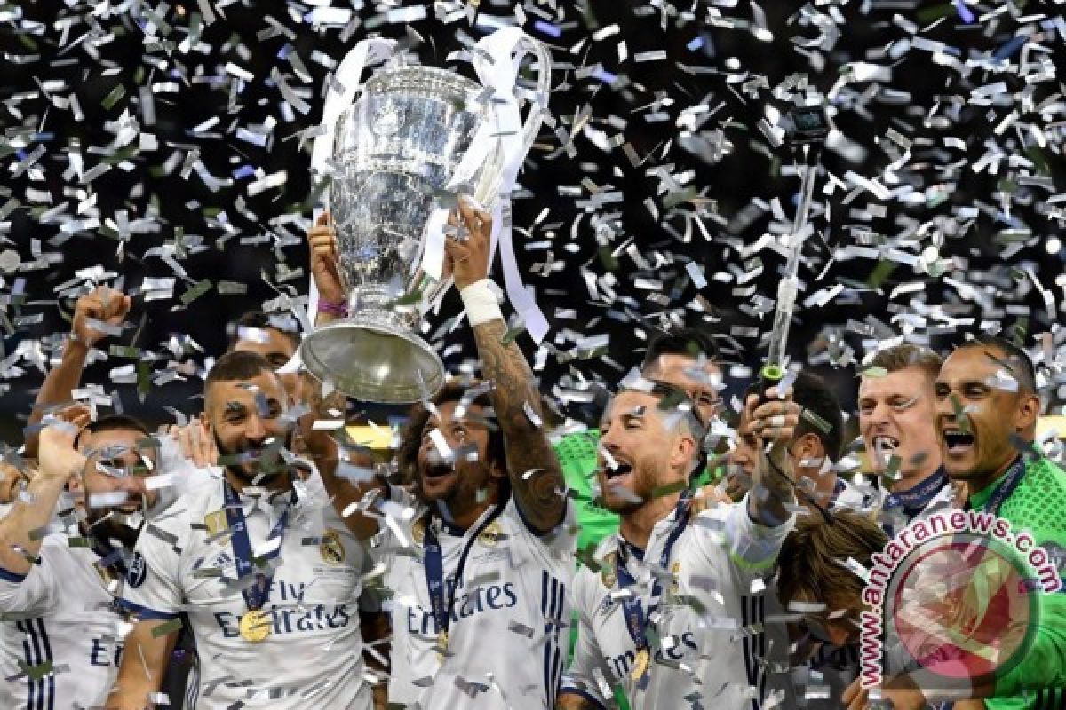Real Madrid tantang Manchester United di Piala Super Eropa