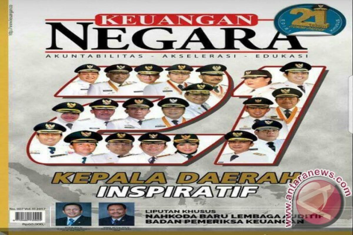 Irianto Masuk 21 Kepala Daerah Inspirator di Indonesia