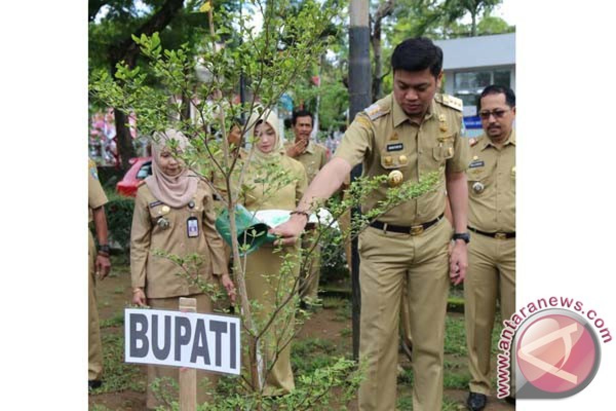 Bupati Gowa Tanam Pohon Di Peringatan HLH