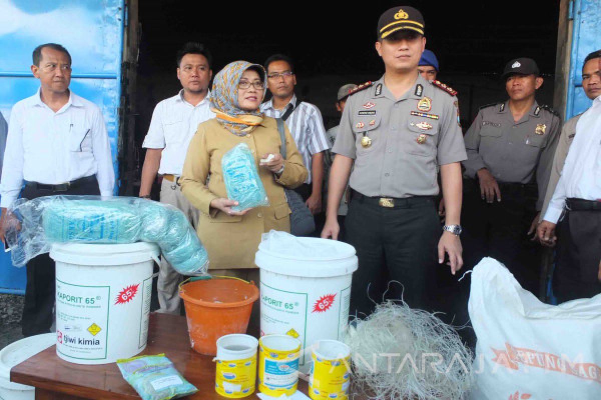 Satgas Pangan Polres Jember Gerebek Pabrik Mi Berbahan Kimia