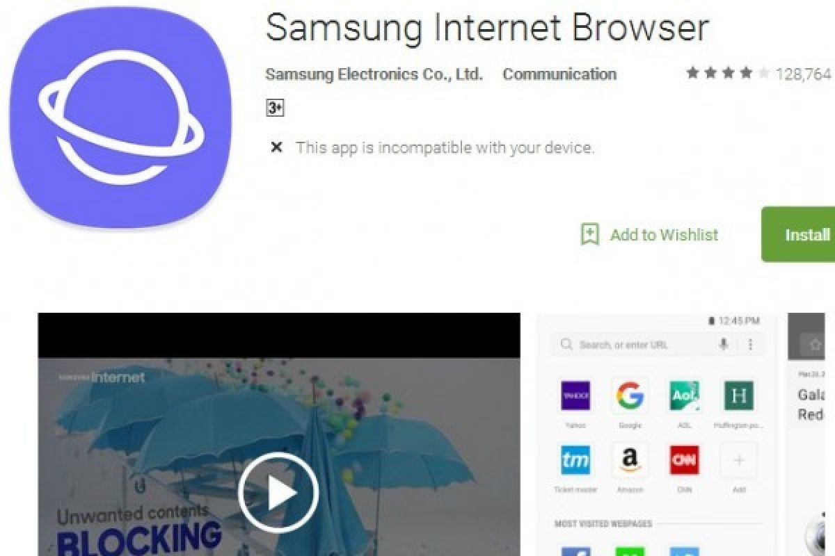 Samsung Internet Browser kini bisa Dipakai Perangkat non-Samsung