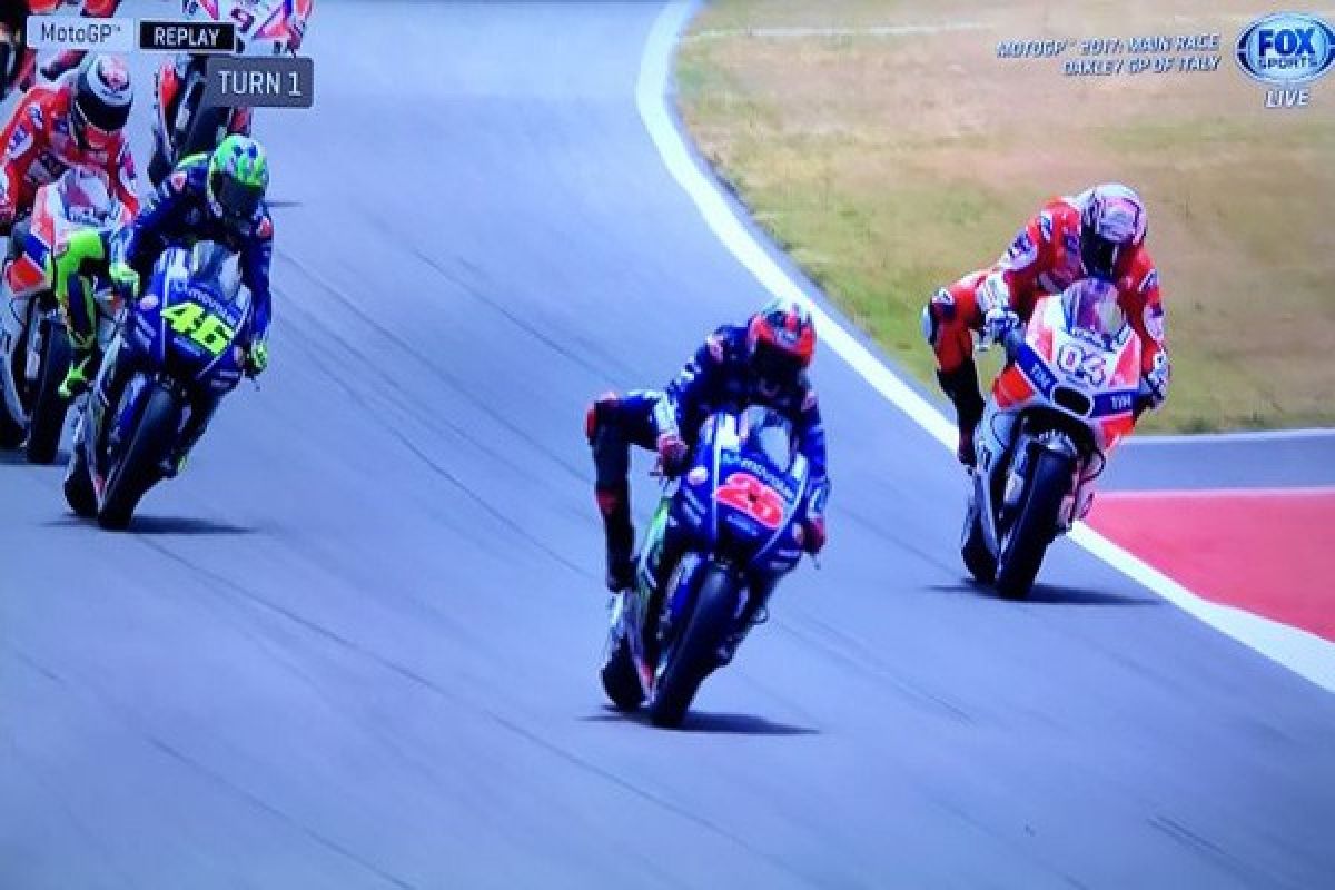 Dovizioso Menang di Kandang Sendiri untuk Ducati