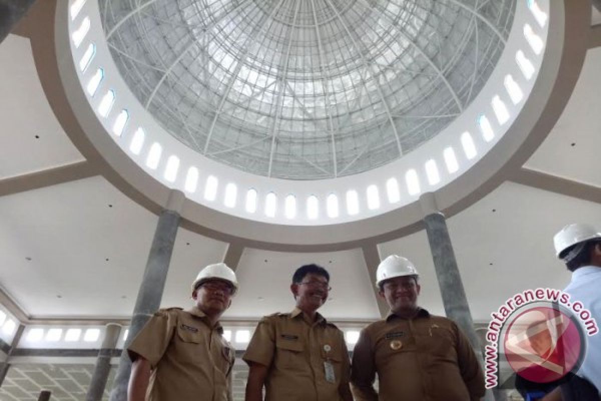 Bupati Pulpis Terus Pantau Kesiapan Masjid Agung