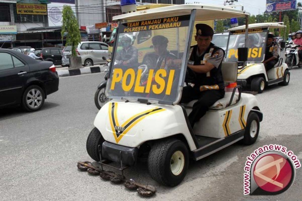 Polisi Pekanbaru amankan satu kilogram "ranjau" paku