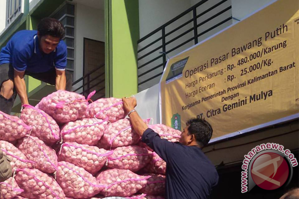 Disperindagkop Pontianak Gelar Pasar Murah Bawang Putih