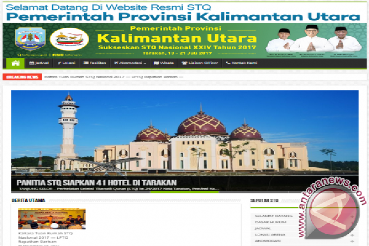 Panitia STQ Nasional Luncurkan Website Resmi