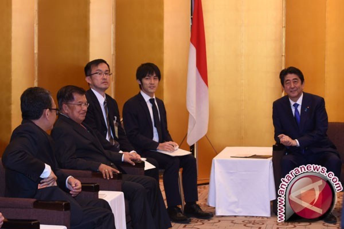 Wapres promosikan Asian Games pada PM Abe