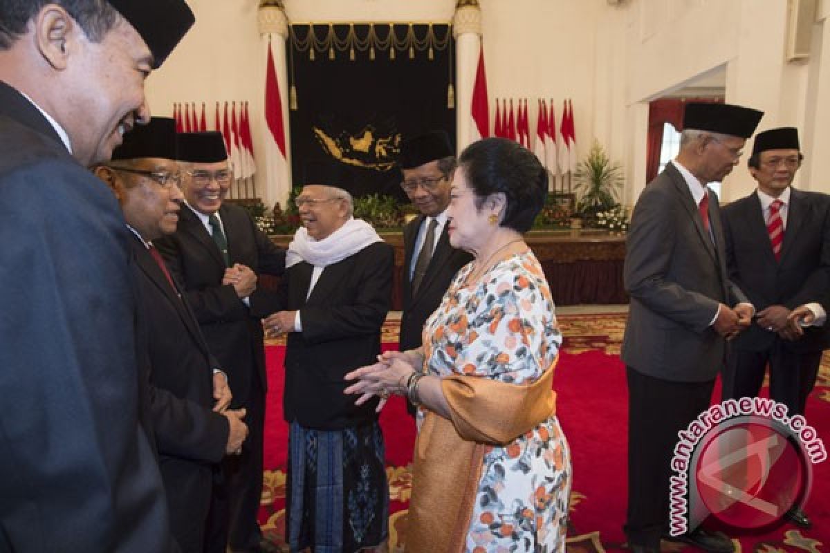 President installs board of directors of working unit on Pancasila